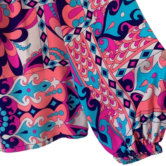 ALICE AND TRIXIE PAISLEY LONG-SLEEVE BLOUSE - Picture 7 of 9